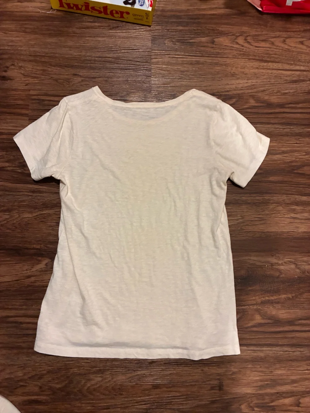 J. Crew Cream Short Sleeve Graphic Tee